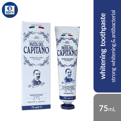 pasta-del-capitano-1905-toothpaste-whitening-smokers-75ml-vintage-and-timeless-made-in-italy product image 1