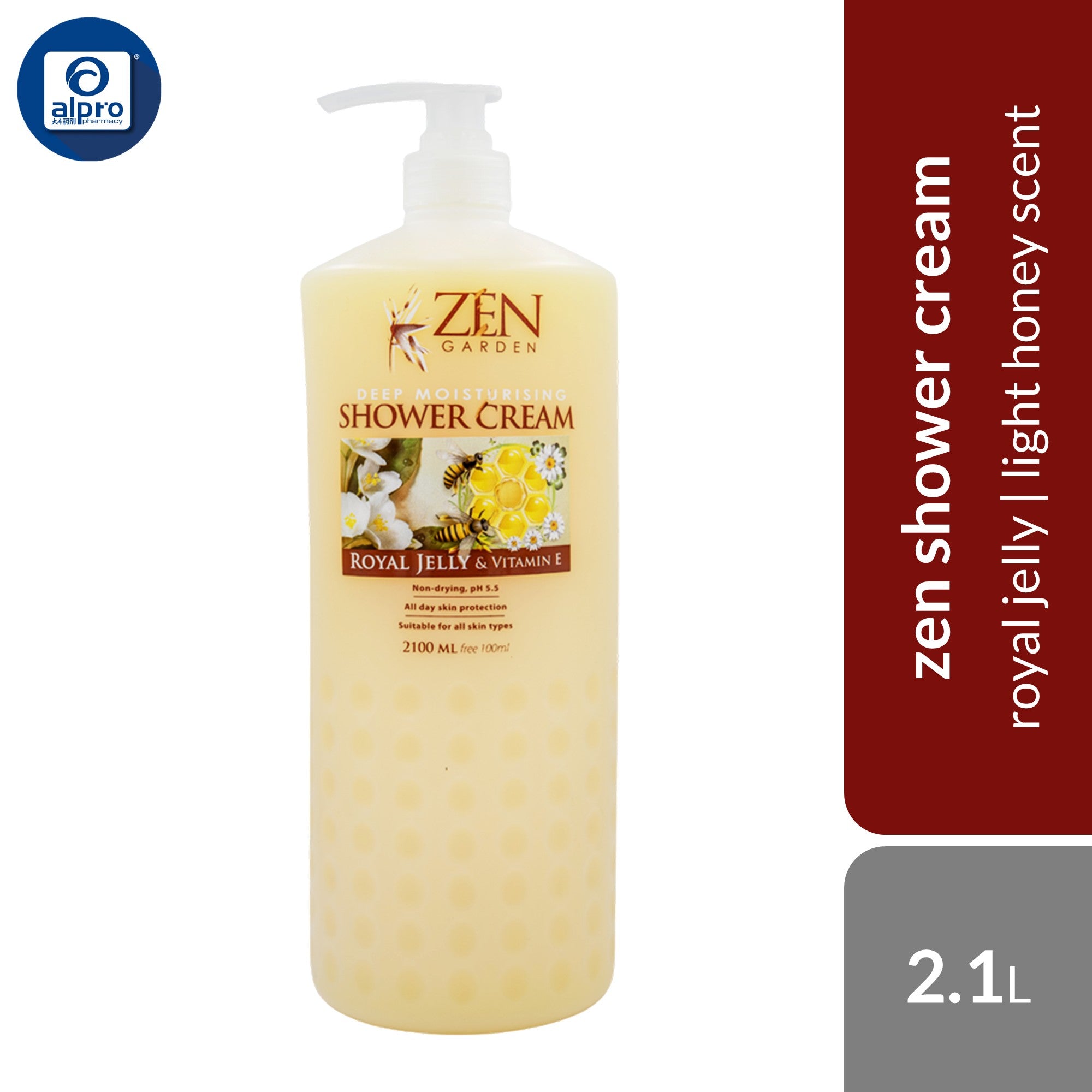 Zen Garden Shower Gel (Goat Milk/ Lavender/ Royal Jelly) 2.1L |