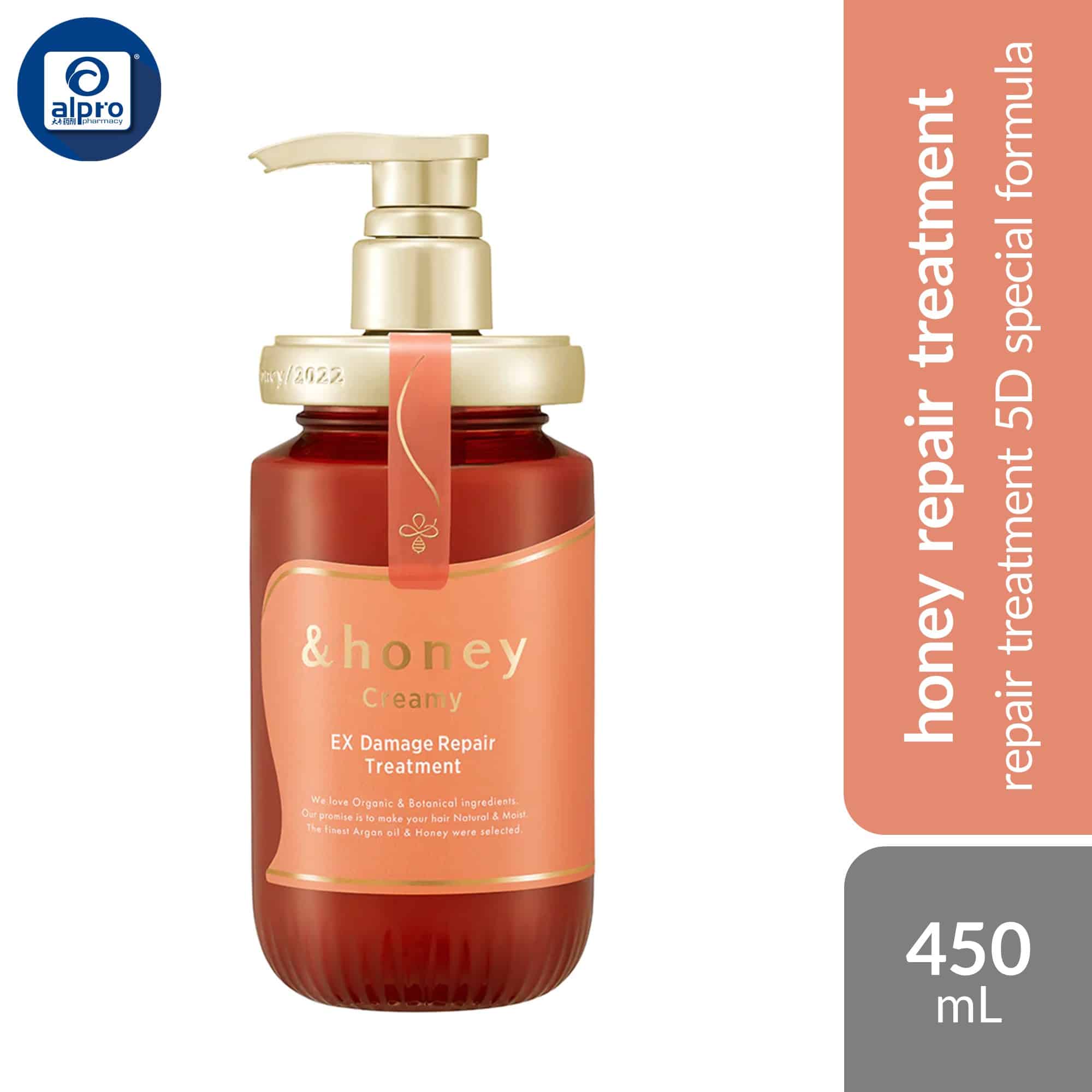 honey-creamy-ex-damage-repair-shampoo-treatment-hair-repair-5d-special-formula product image 1