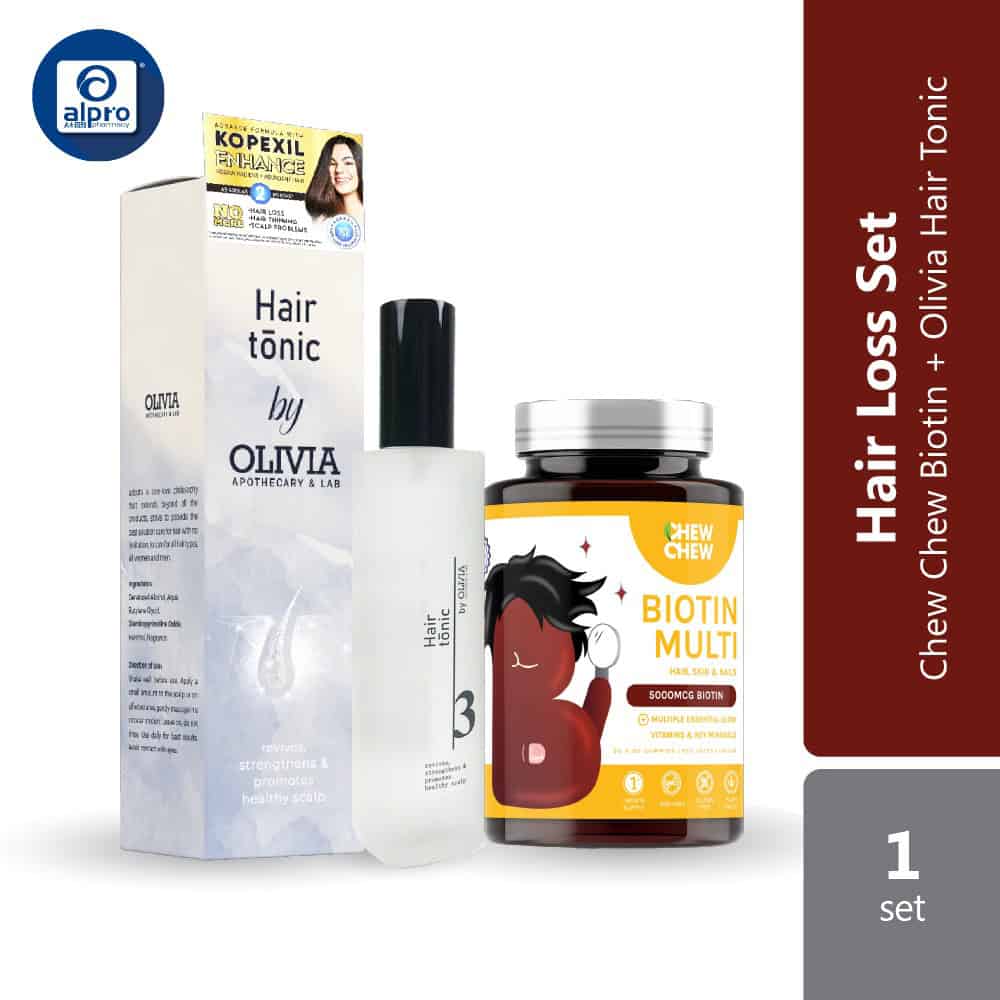bundle-hair-loss-set-olivia-hair-tonic-100ml-chew-chew-biotin-60s-foc-olivia-hair-serum-120ml