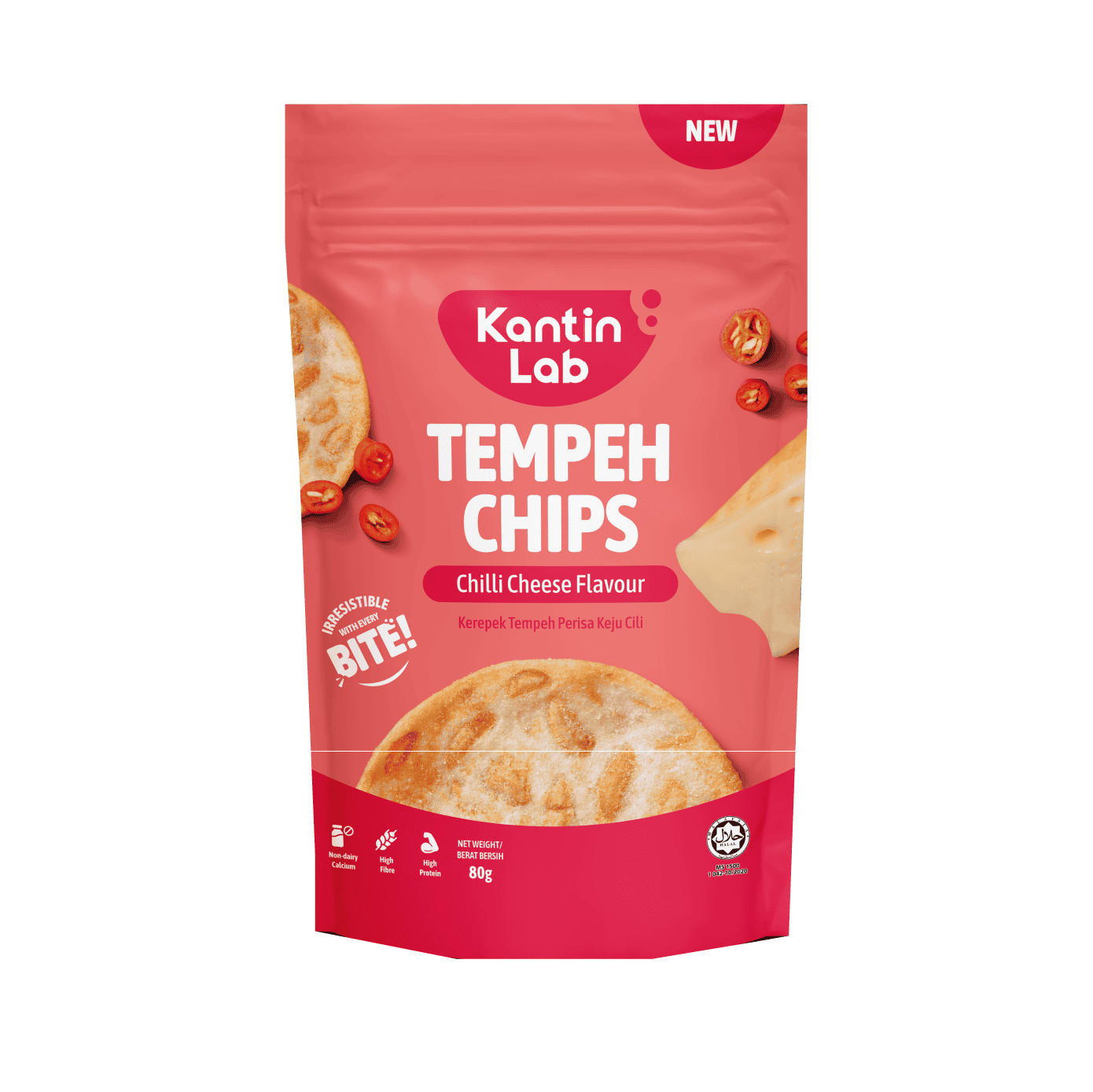 kantin-lab-tempeh-chips-80g-himalayan-salt-chips-chili-cheese-cheese-burger-chili-cheese-80g