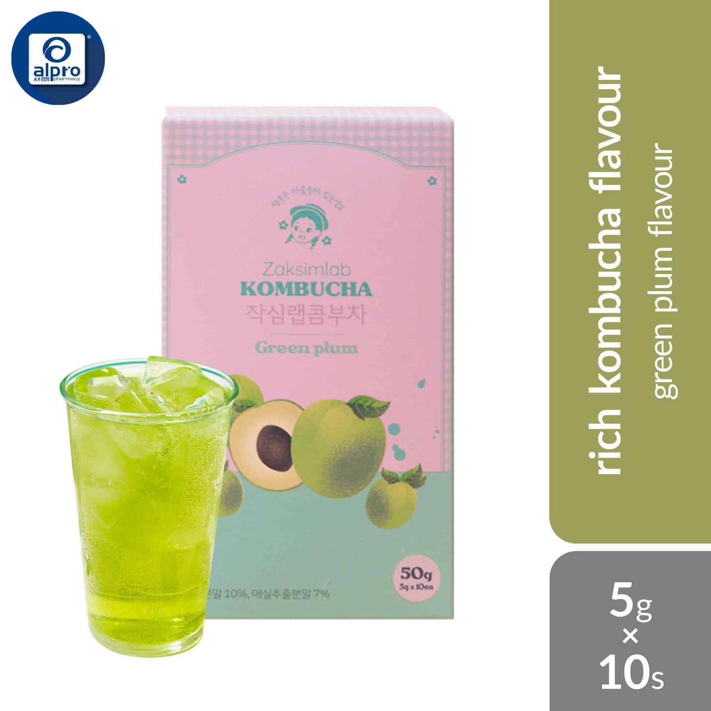 zaksimlab-kombucha-green-plum-flavour-5g-x10s-rich-kombucha-flavour