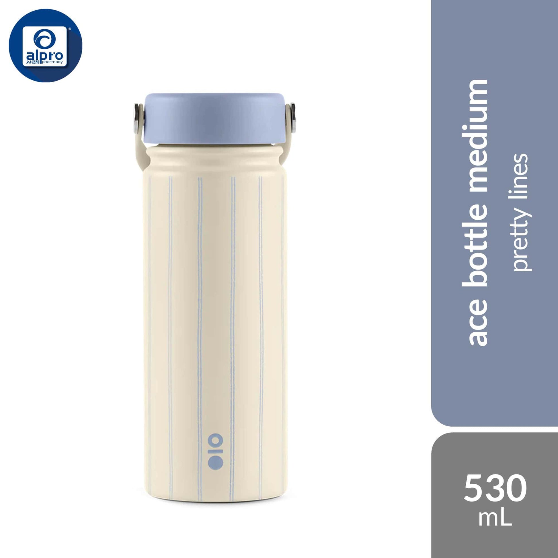 montigo-ace-bottle-medium-pretty-porcelain-collection-pretty-grid-pretty-lines-pretty-waves-530ml product image 1