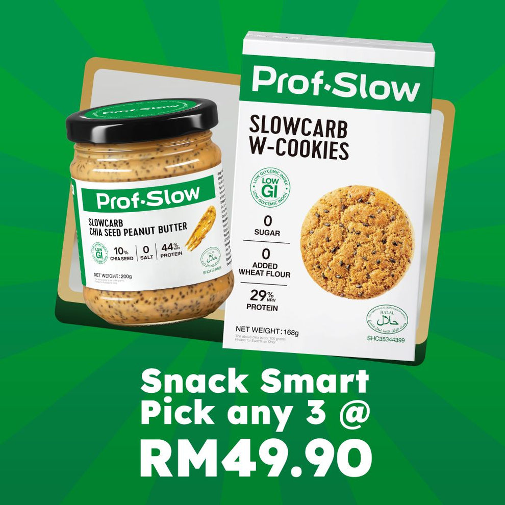 Prof. Slow Chia Seed Peanut Butter 200G | Maintain Blood Sugar Level