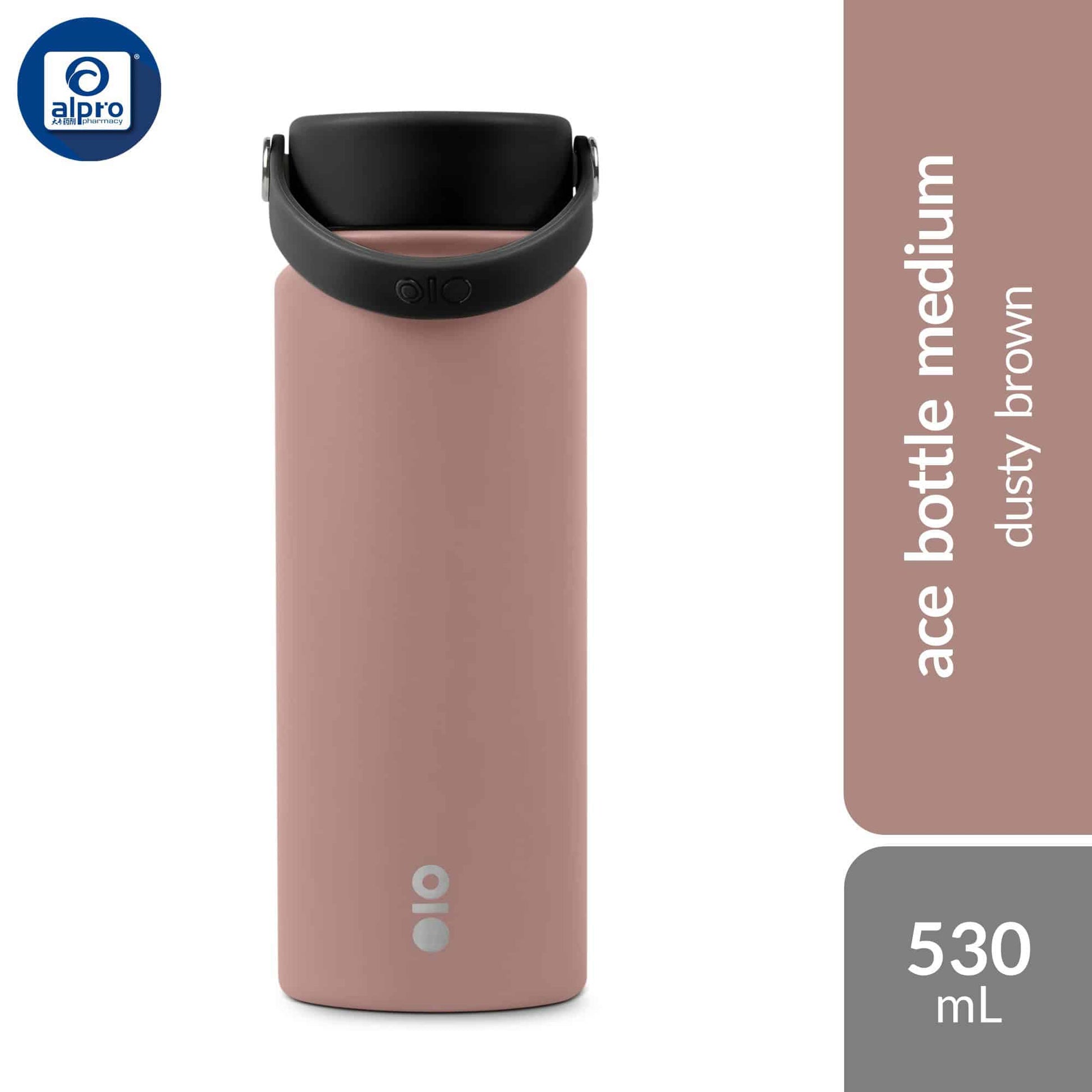 montigo-ace-bottle-medium-earth-clay-series-dusty-blue-orange-sage-brown-530ml-serene-elegance-of-natural-tones product image 1