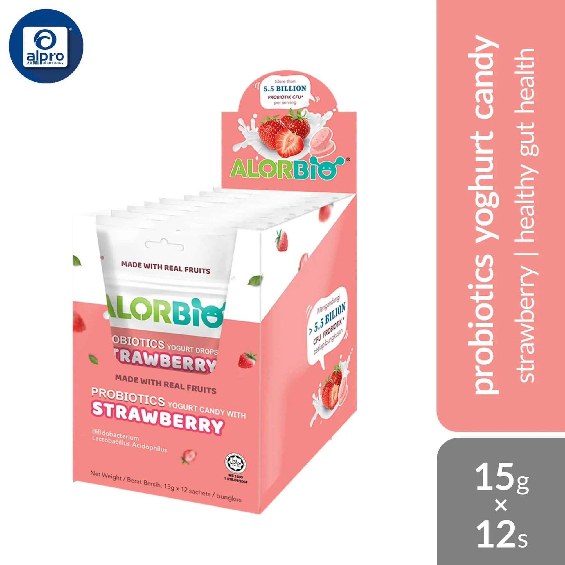 alorbio-probiotics-yogurt-candy-passion-fruit-strawberry-15g-x12s-satisfies-craving-supports-digestive-health product image 1