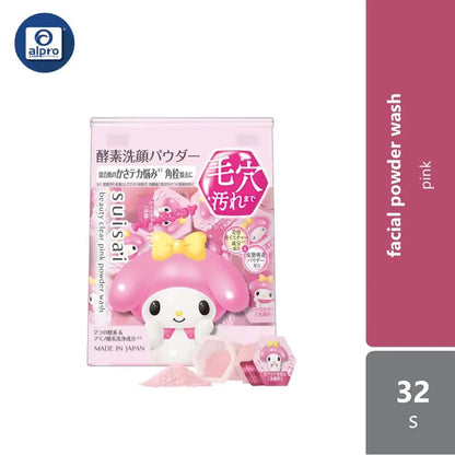 suisai-beauty-clear-pink-powder-wash-sanrio-le-32s-protect-and-moisture