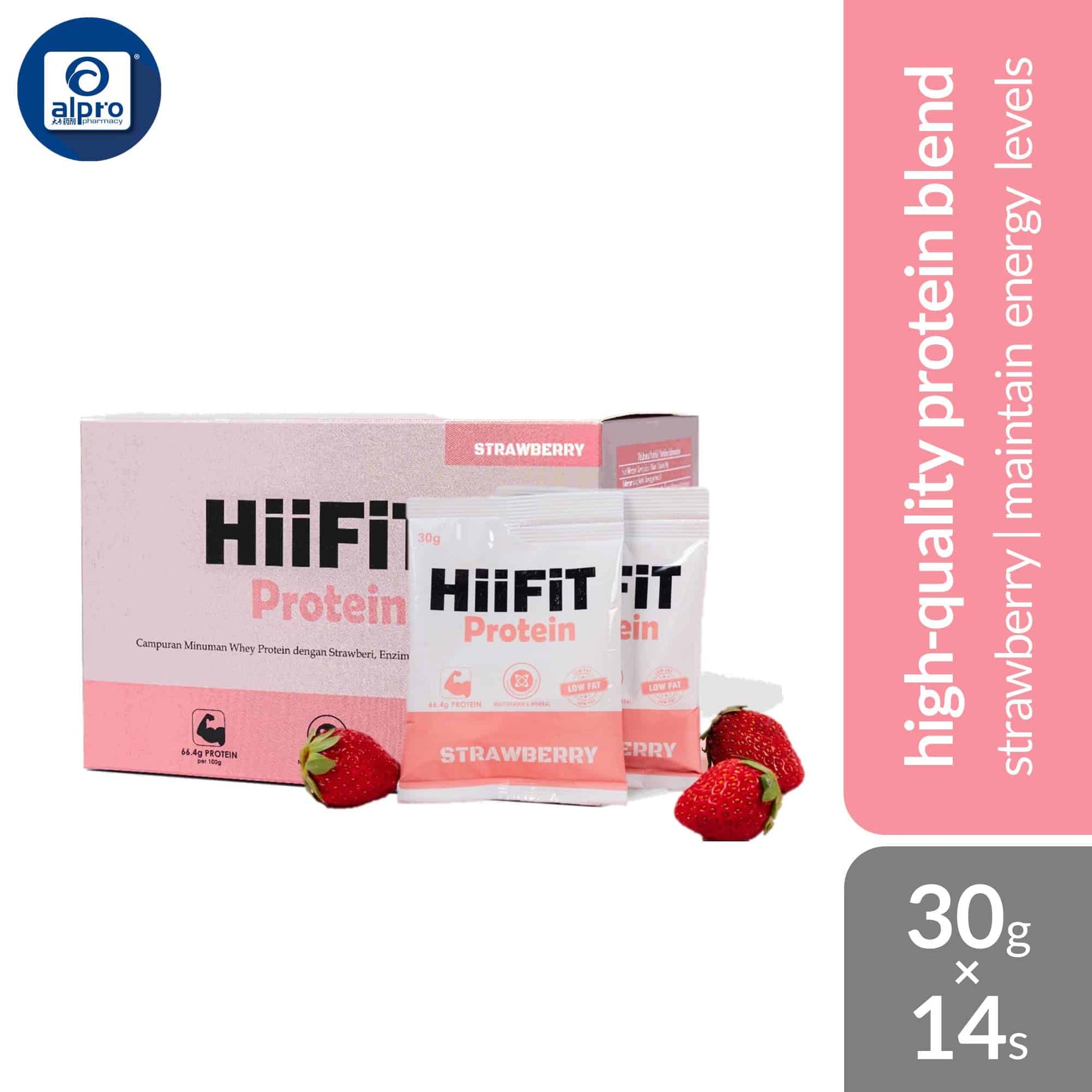 hiifit-hii-k-protein-strawberry-chocolate-30g-x14s-post-exercise-recovery-energy-balance product image 1