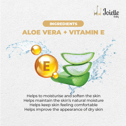 Joielle Baby Oil 250mL | Coconut Oil with Aloe Vera Extract Joielle