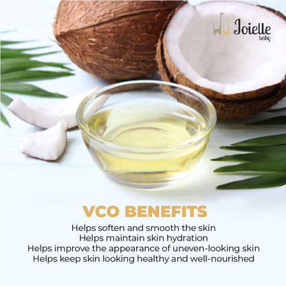 Joielle Baby Oil 250mL | Coconut Oil with Aloe Vera Extract Joielle
