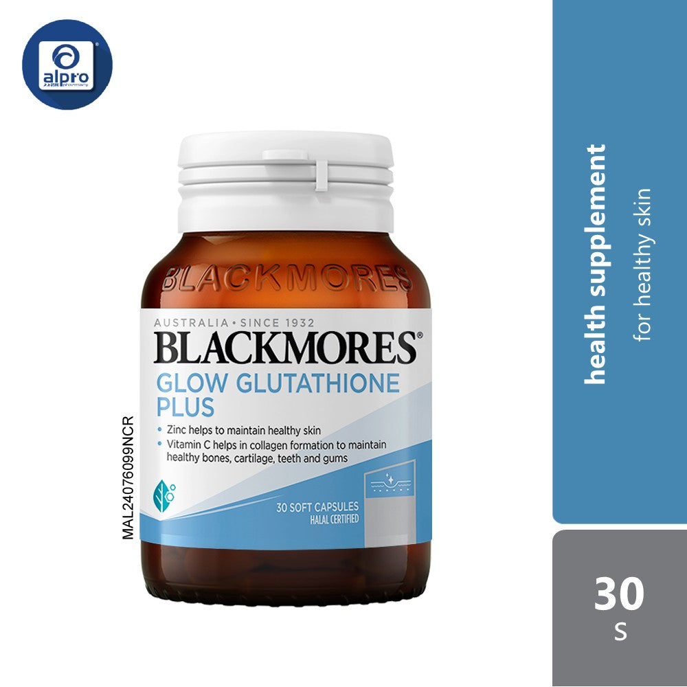 glow glutathione Blackmores Glow Glutathione Plus 250mg 30s | For Healthy Skin