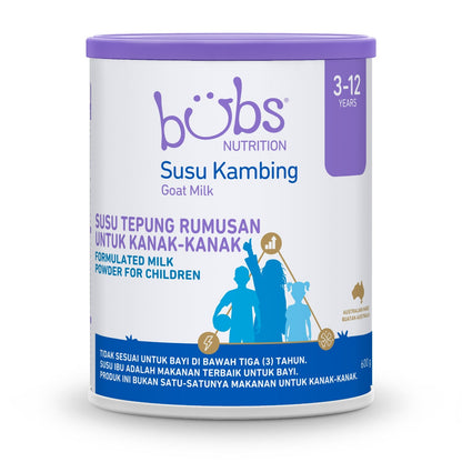 Bubs Adv Plus+ Goat Formula Stage 4 600g | Gentle Nutrition Bubs