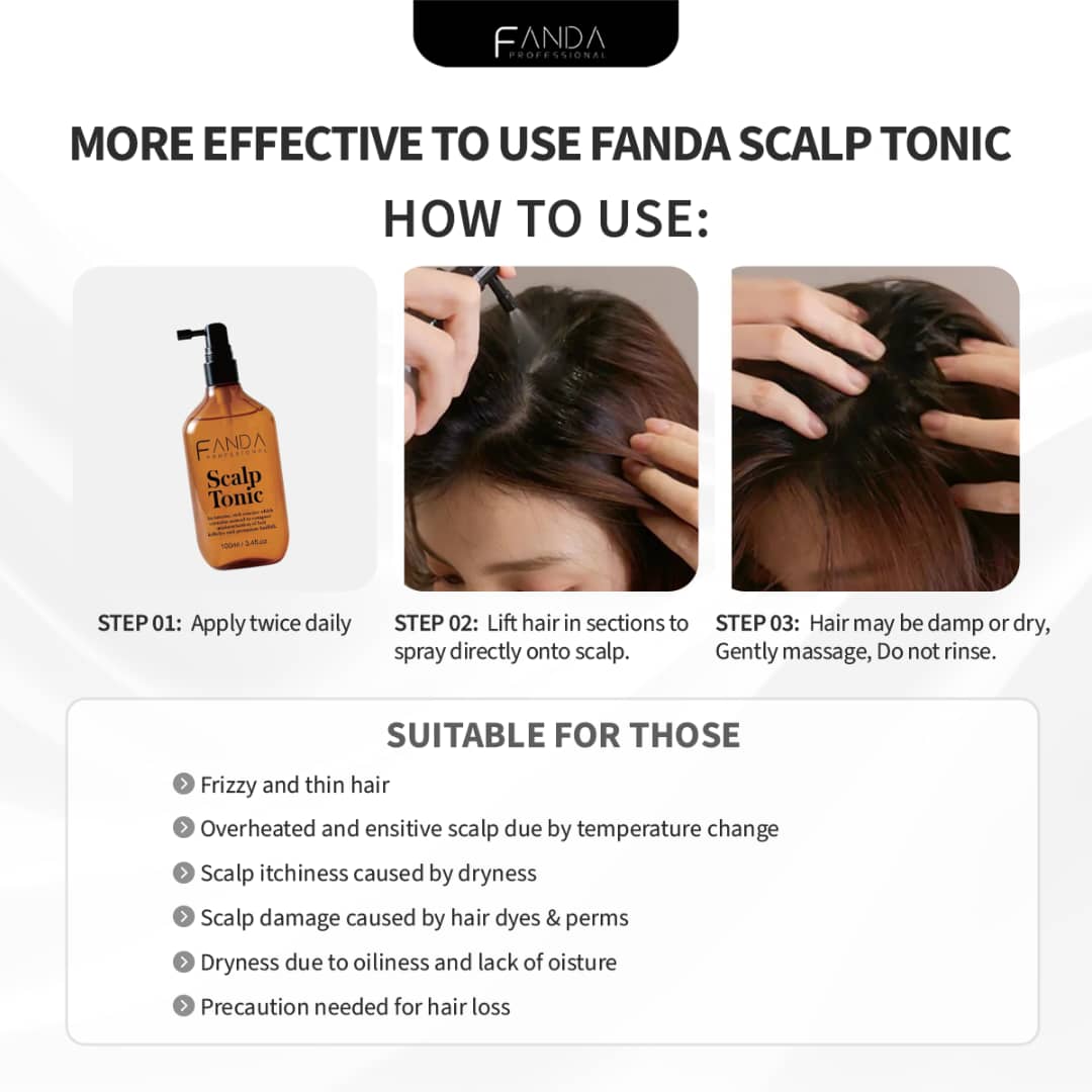 Fanda Scalp Tonic 100mL | Nourish & Strengthen Hair Roots FANDA