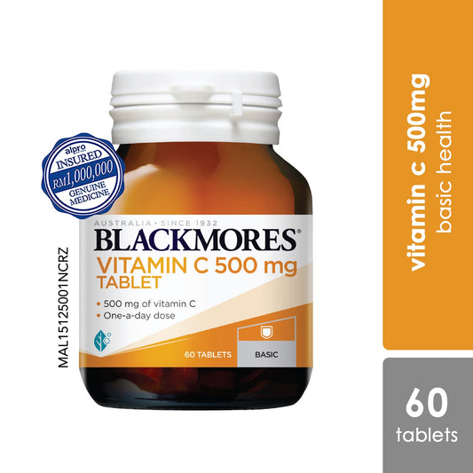 Blackmores Vitamin C 500mg 60s | Helps to Support Blood Vessels Alpro Pharmacy