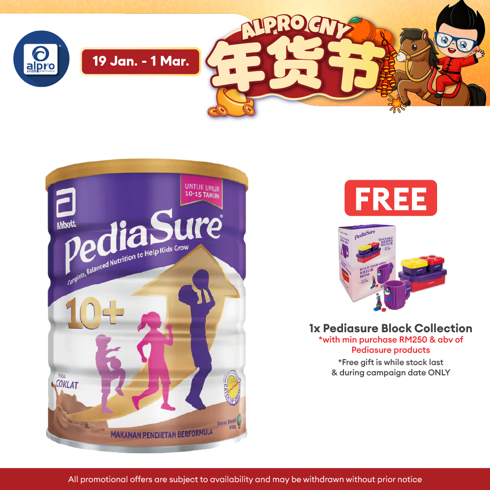 Abbott Pediasure 10+ Choco 850g Pediasure