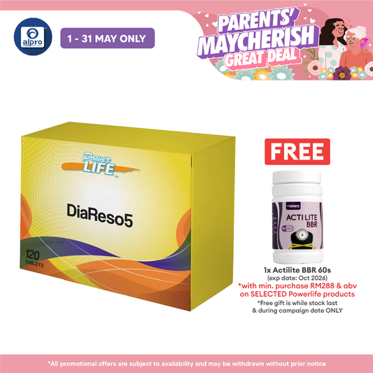 Powerlife Diareso5 12X10s | General Health Maintainence Powerlife