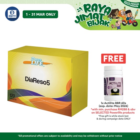 Powerlife Diareso5 12X10s | General Health Maintainence Powerlife