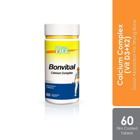Powerlife Bonvital Essential Forte 60s | Strong & Healthy Bones Powerlife