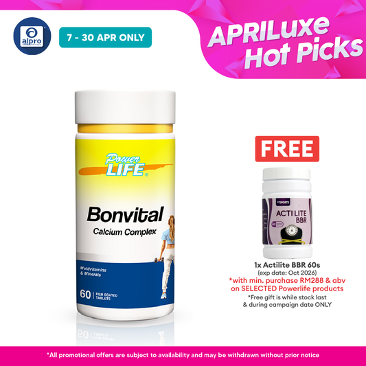 Powerlife Bonvital Essential Forte 60s | Strong & Healthy Bones Powerlife