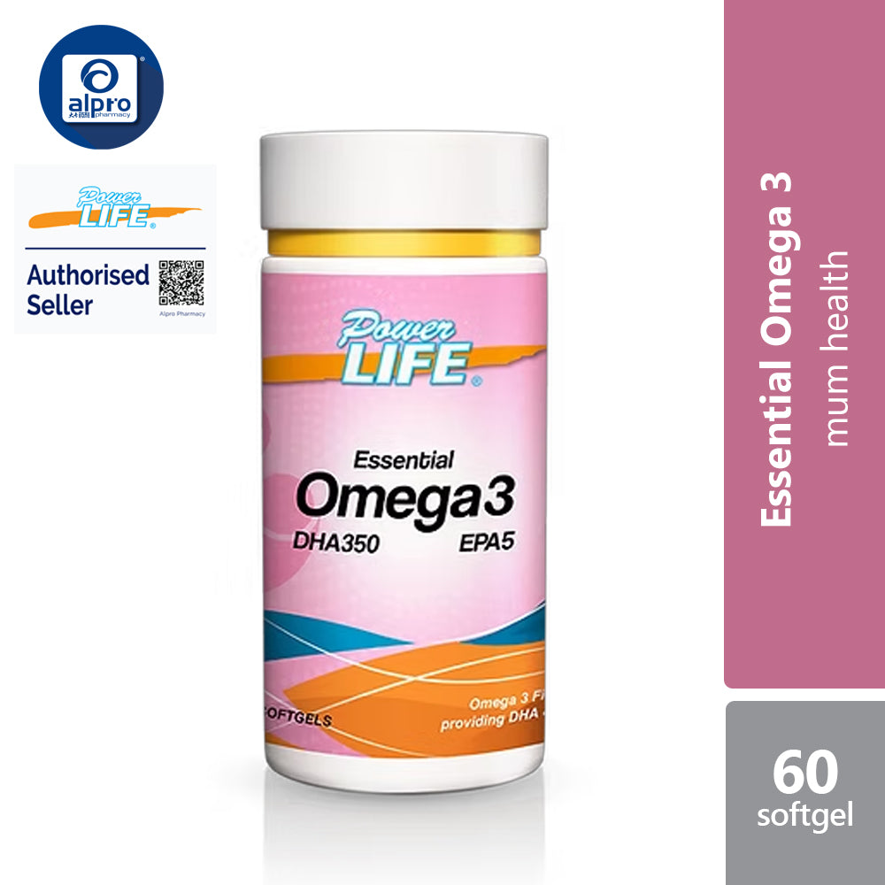 Powerlife Essential Omega 3 DHA 350 EPA 5 60s | For Good Health Powerlife