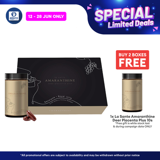 La Sante Amaranthine Deer Placenta Plus 2x30s | Reduce Signs of Aging