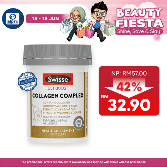 Swisse Ultiboost Collagen Complex 30s | Nourishes the Body Swisse