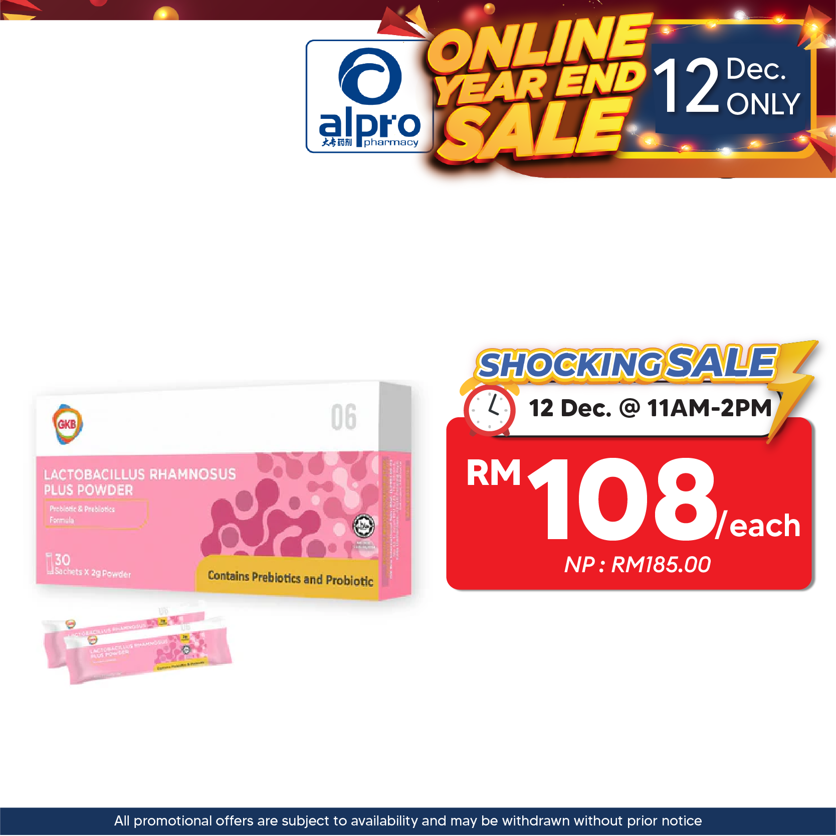 GKB Lactobacillus Rhamnosus Plus 30s