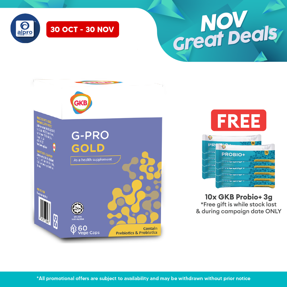 GKB G-Pro Gold 60s Alpro Pharmacy