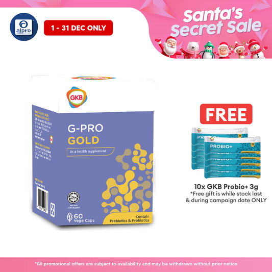 GKB G-Pro Gold 60s Alpro Pharmacy