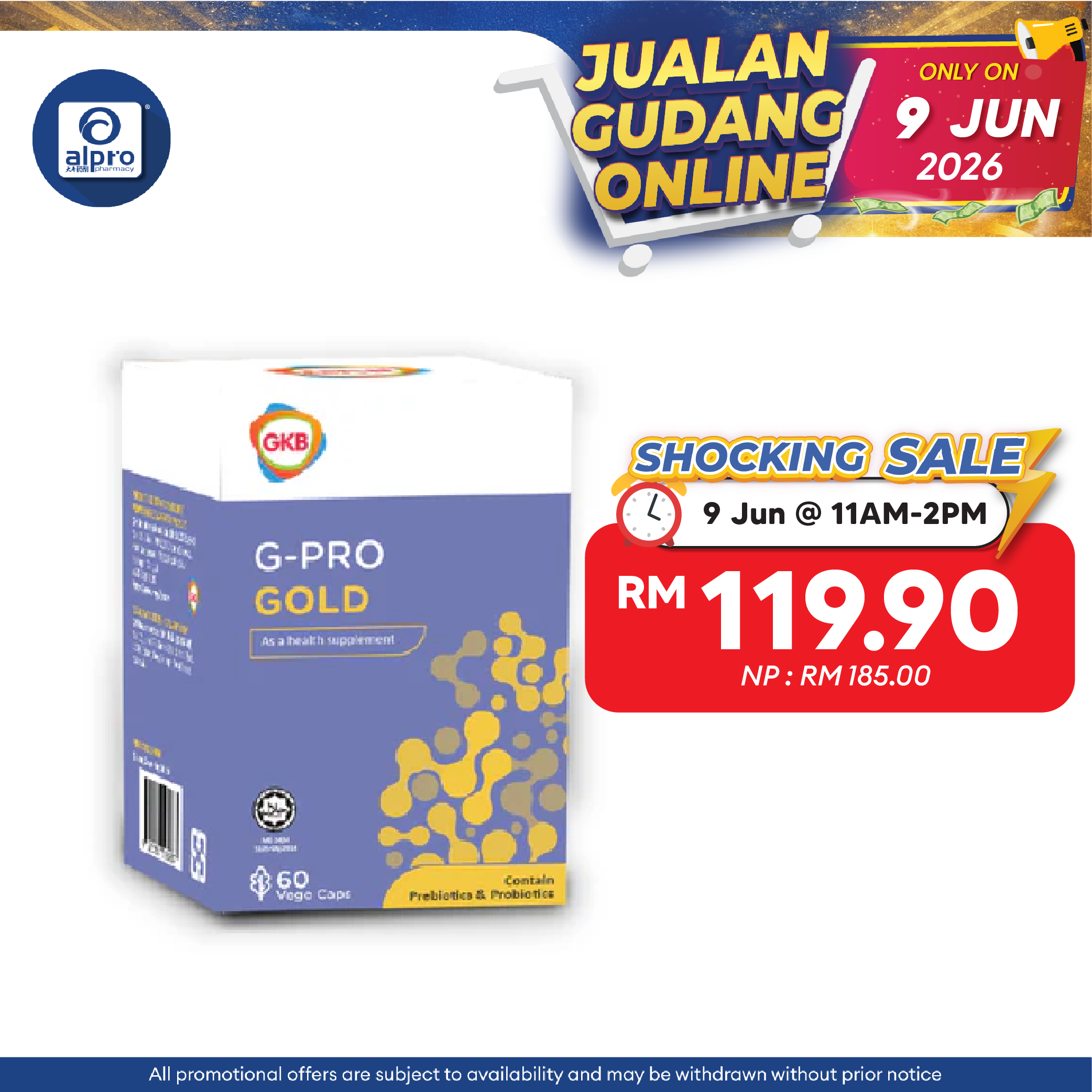 GKB G-Pro Gold 60s | Boost Immunity GKB