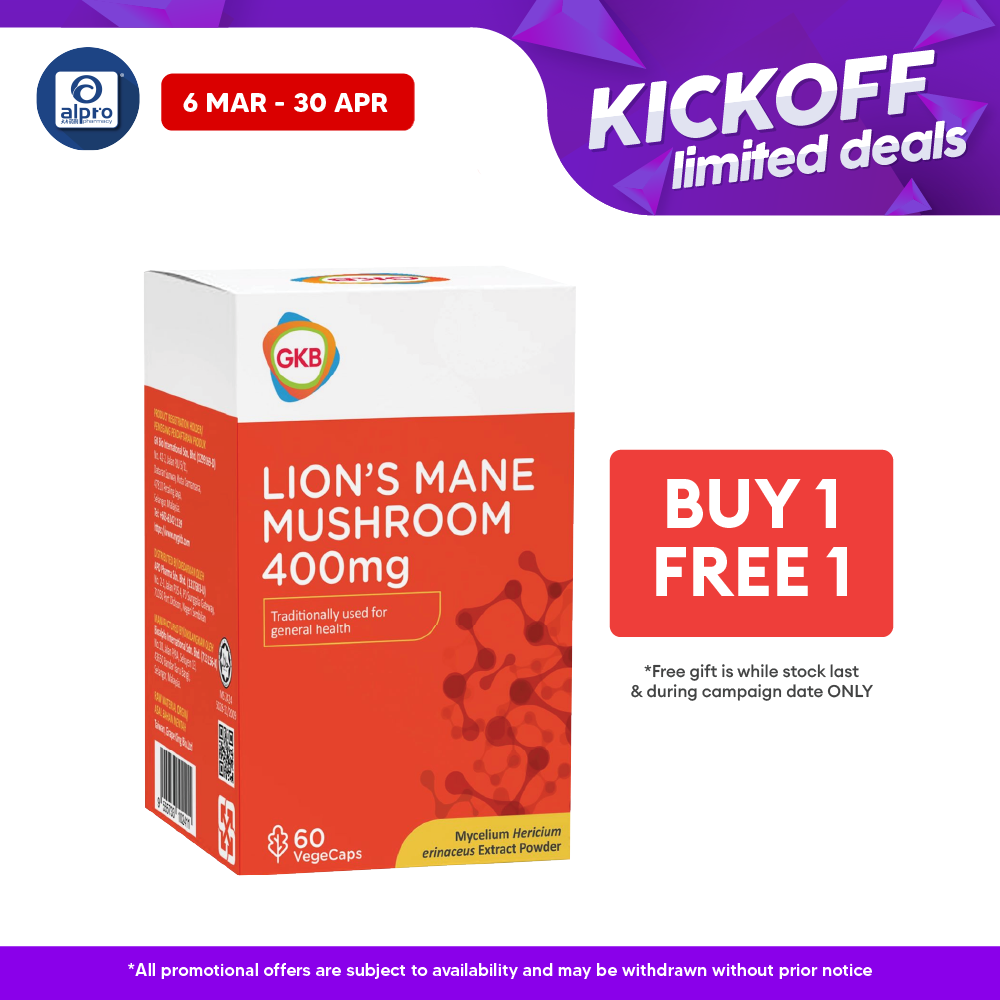 GKB Lion's Mane Mushroom 60s GKB