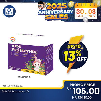 GKB Kid Probizymes 30s | Supports Kids Proper Digestive Health GKB