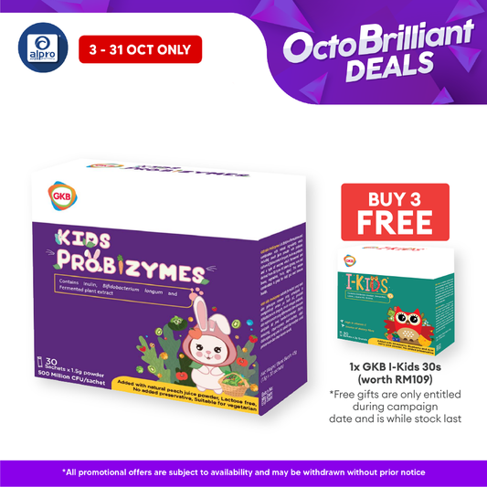 GKB Kid Probizymes 30s | Supports Kids Proper Digestive Health GKB