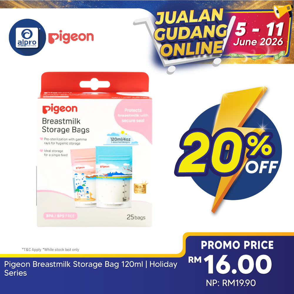 Pigeon Breastmilk Storage Bag 120ml | Holiday Series Pigeon