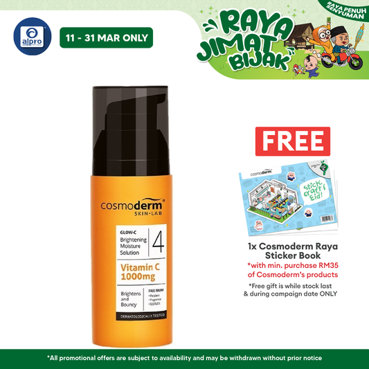 Cosmoderm Glow-C Brightening Moisture Solution 50ml | Cosmoderm