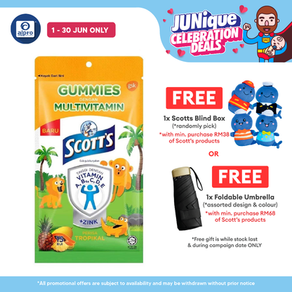 Scotts Multivitamins Gummies Tropical 15s (New) Scotts