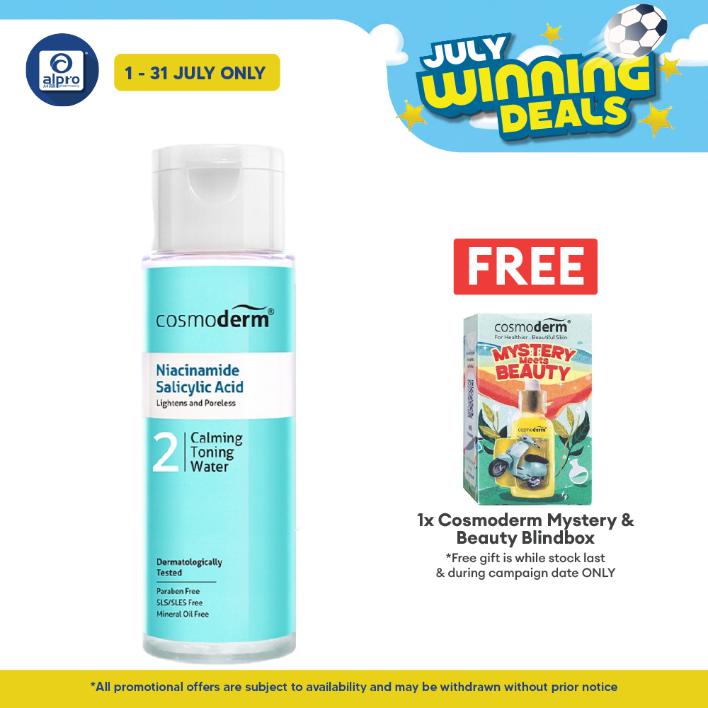 Cosmoderm Niacinamide Calming Toning Water 100ml | Sooth Irritation Cosmoderm