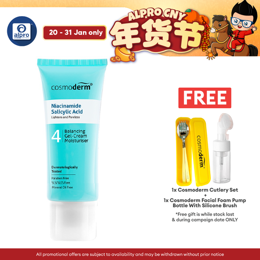 Cosmoderm Niacinamide Balancing Gel-Cream Moisturizer 50ml | Improve Texture & Tone