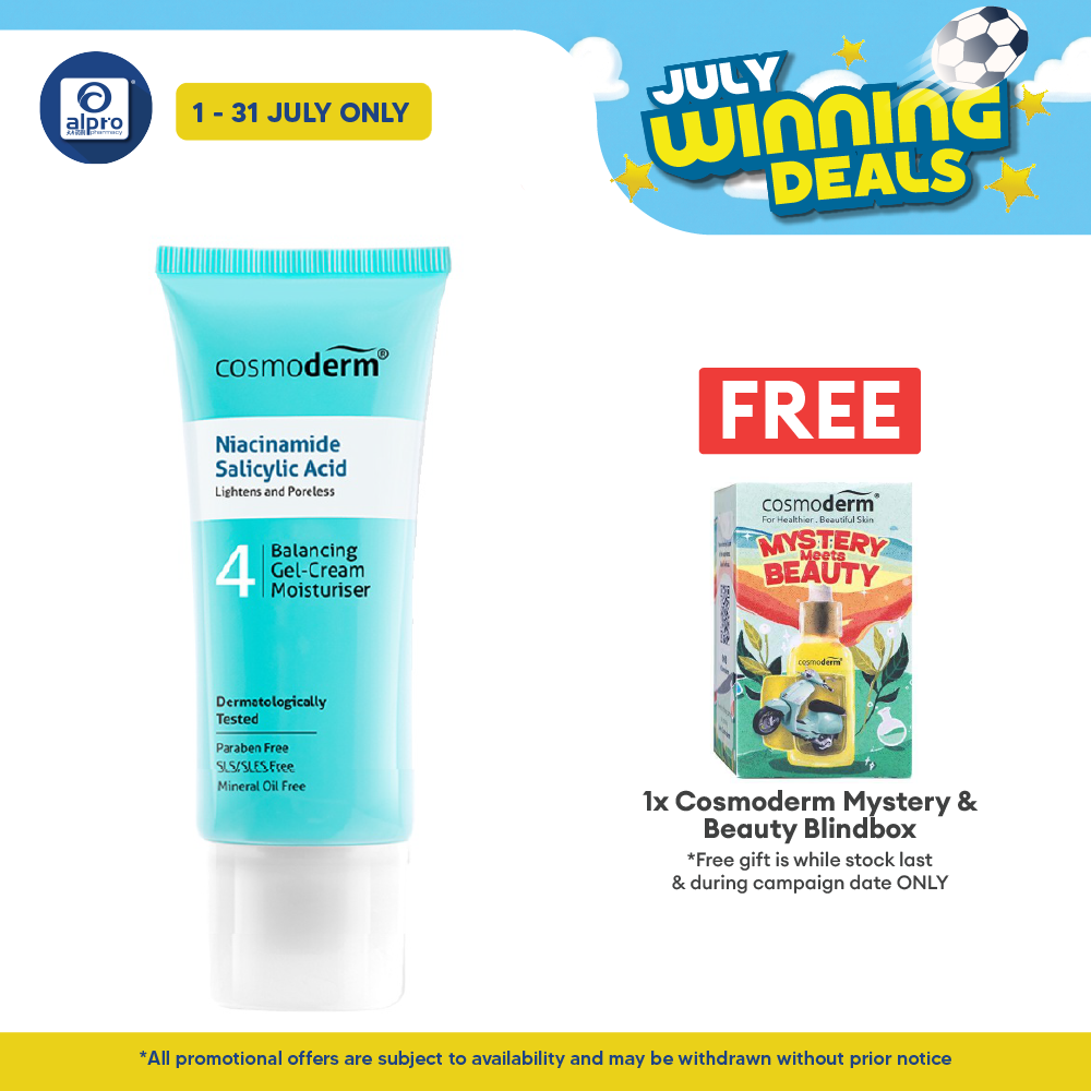 Cosmoderm Niacinamide Balancing Gel-Cream Moisturizer 50ml | Improve Texture & Tone Cosmoderm
