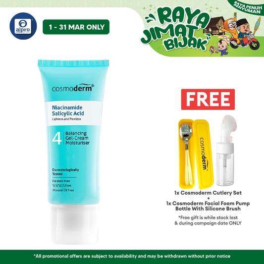 Cosmoderm Niacinamide Balancing Gel-Cream Moisturizer 50ml | Improve Texture & Tone Cosmoderm