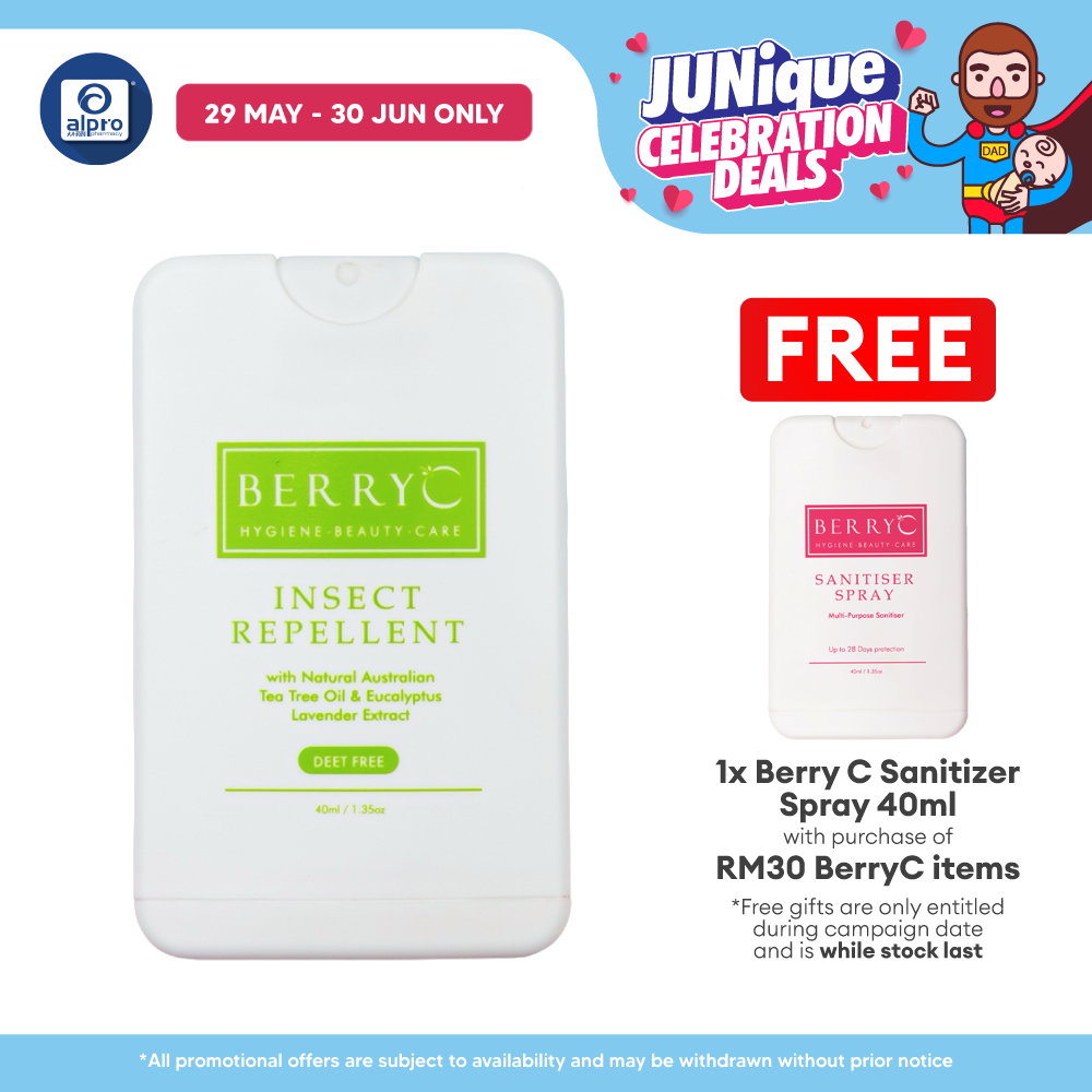 Berry C Insect Repellant 40ml | Natural Ingredient Berry C