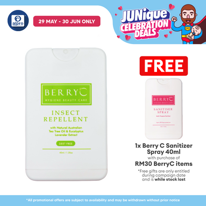 Berry C Insect Repellant 40ml | Natural Ingredient Berry C