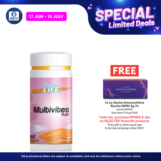 Powerlife Multivites Plus 60s | Multivitamins and Minerals Powerlife