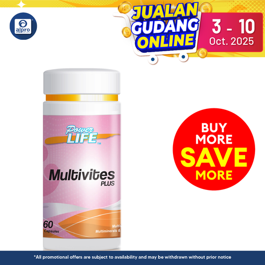 Powerlife Multivites Plus 60s | Multivitamins and Minerals Powerlife