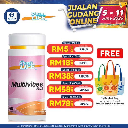 Powerlife Multivites Plus 60s | Multivitamins and Minerals