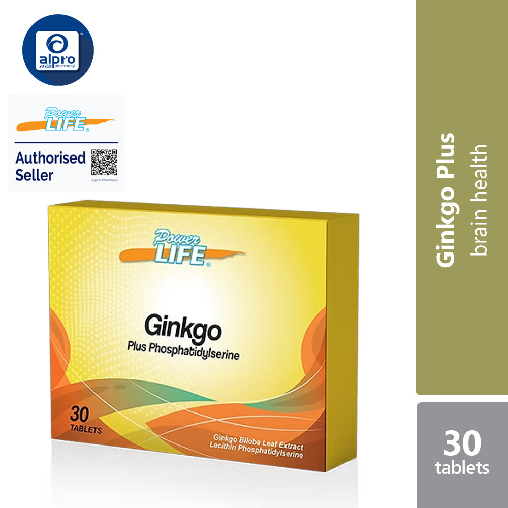 Powerlife Ginkgo Plus Phosphatidylserine 30s Powerlife