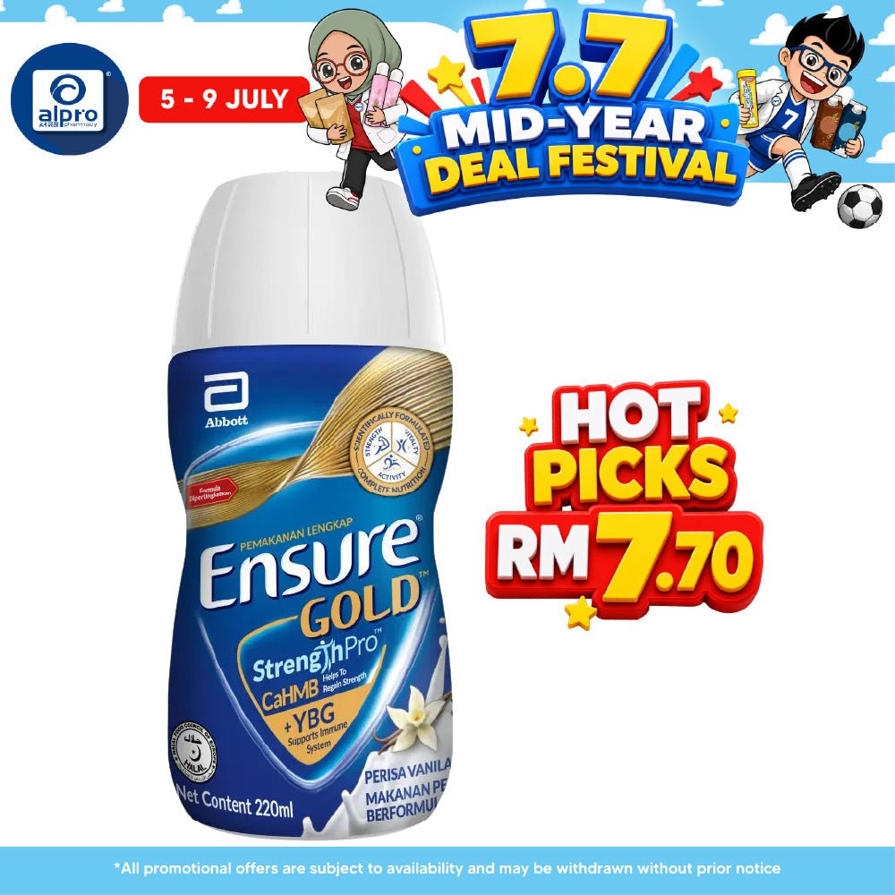 Abbott Ensure Gold YBG Vanilla 220ml Ensure