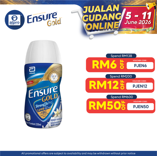 Abbott Ensure Gold YBG Vanilla 220ml Ensure