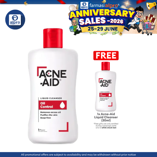 Acne-Aid Liquid Cleanser Oil Control 100ml | Soap-Free Liquid Cleanser Acne-Aid