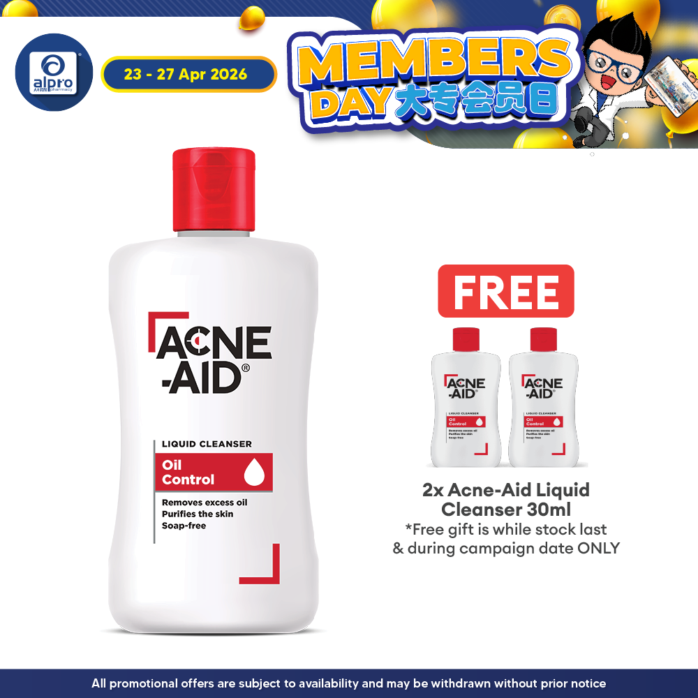 Acne-Aid Liquid Cleanser Oil Control 100ml | Soap-Free Liquid Cleanser Acne-Aid